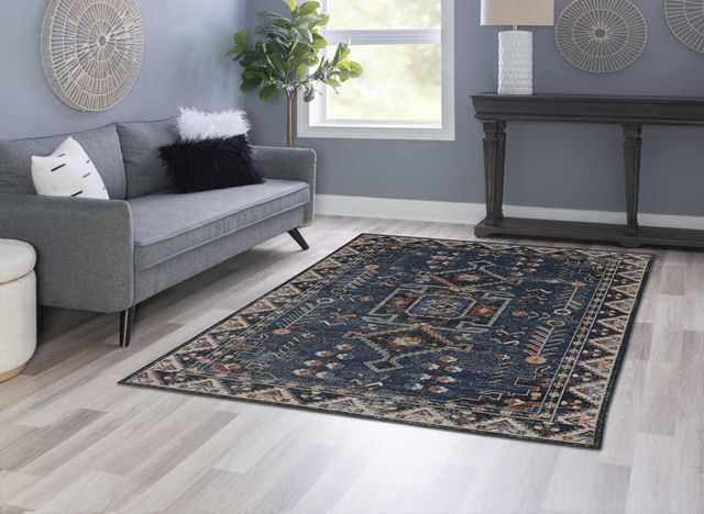 Linon Washable Larson 5'x7' Area Rug-1
