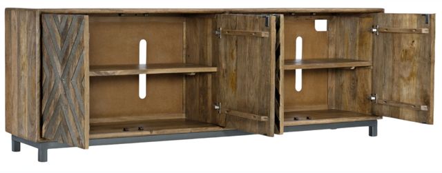 Hooker® Furniture Commerce and Market Medium Brown Entertainment Console-3
