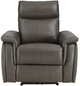 Homelegance® Maroni Brown Power Recliner with Power Headrest-3
