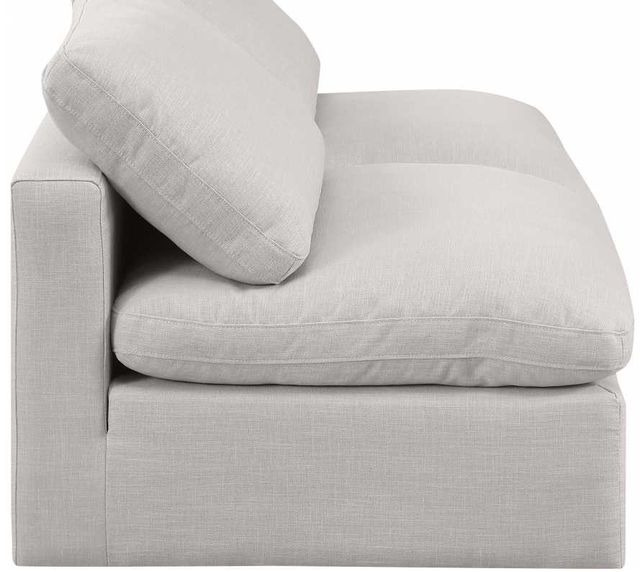 Meridian Furniture Cube 2-Piece Cream Modular Sectional Armless Loveseat-3