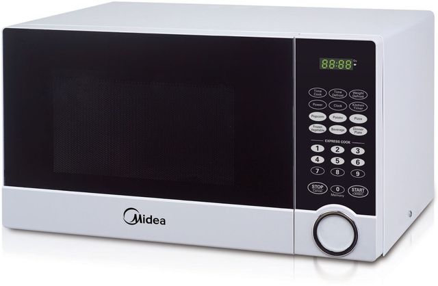 Midea® 0.9 Cu. Ft. White Countertop Microwave-0