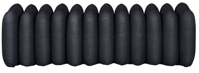 Meridian Furniture Atticus Black Vegan Leather Upholstered Bench-1