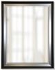 Stylecraft Black/Silver Beveled Framed Wall Mirror-0