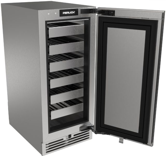 Perlick® G5 Luxe 15" 2.8 Cu. Ft. Panel Ready Solid Door Built-In Wine Cooler-1