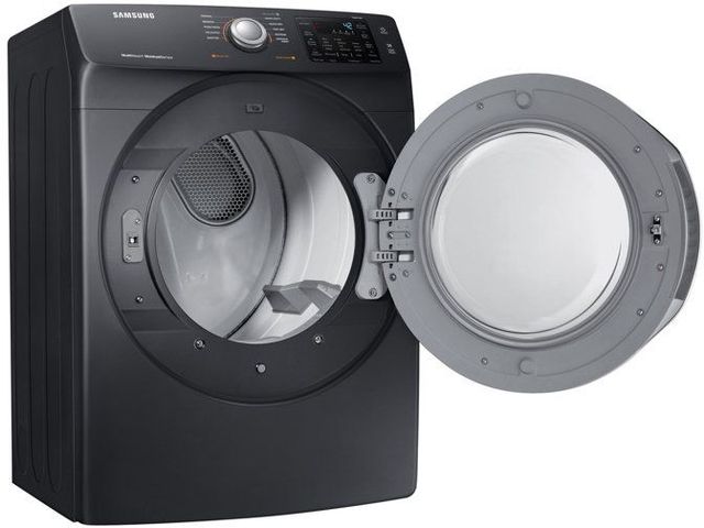 Samsung 7.5 Cu. Ft. Fingerprint Resistant Black Stainless Steel Front Load Electric Dryer-1