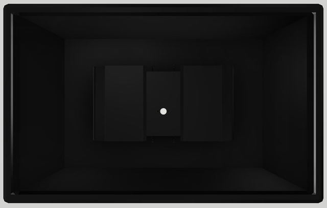 Vent-A-Hood® 48" Black Island Hood-1