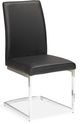 Mazin Furniture Shirelle Black/Chrome Side Dining Chair-0
