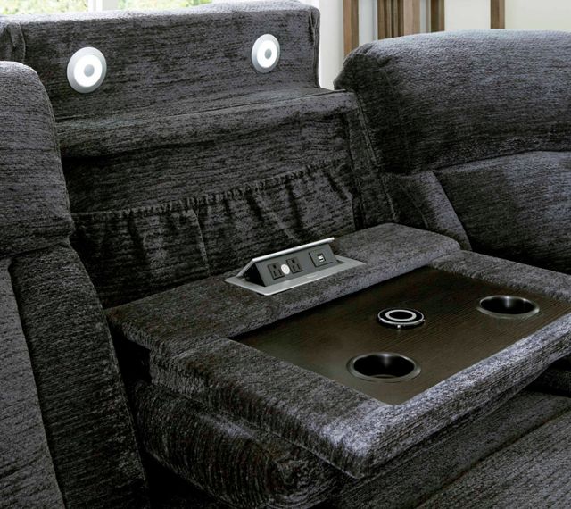 Parker House® Dalton Lucky Charcoal 6-Piece Power Reclining Modular Sectional-3