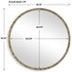 Uttermost® Odeon Bronze Round Mirror-2