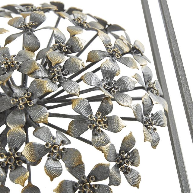 Olliix by Madison Park Metal Garden 2 Piece Metal and Gold Botanical Metal Wall Decor Set-4