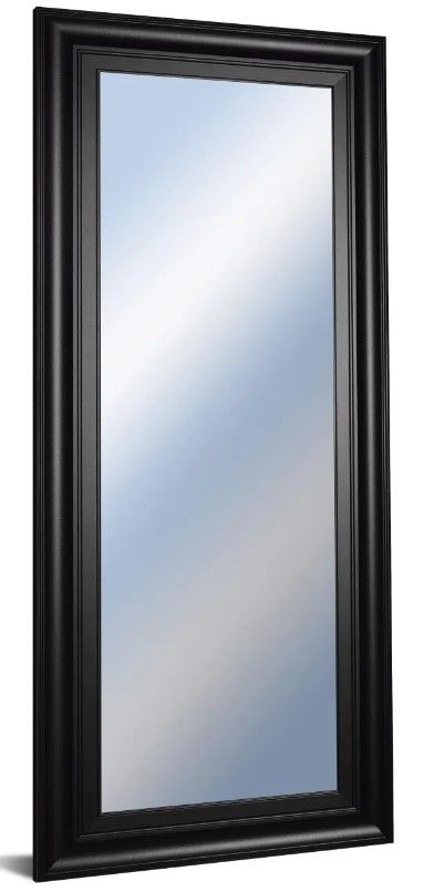 Classy Art Black Decorative Framed Print Wall Mirror-0