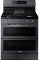 Samsung 30" Fingerprint Resistant Black Stainless Steel Freestanding Gas Range-0