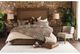 Michael Amini® Carrollton Rustic Ranch Queen Panel Bed-1