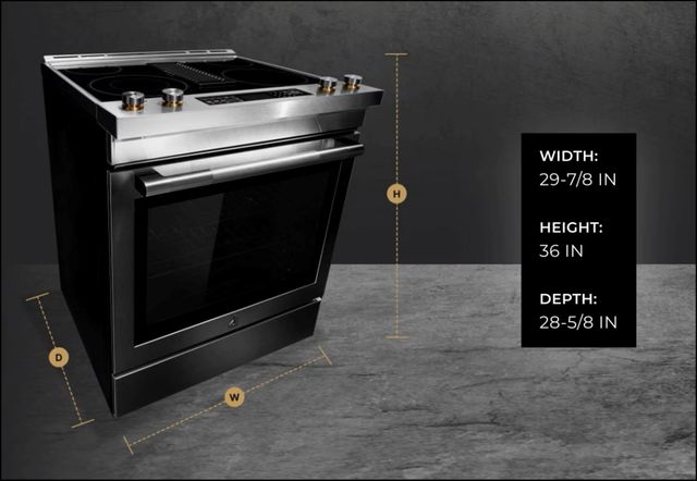 JennAir® RISE™ 30" Stainless Steel Slide-In Electric Range-2