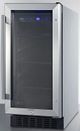 Summit® 2.3 Cu. Ft. Stainless Steel Beverage Center-1