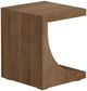 International Furniture Direct Mezquite Brown Chairside Table-0