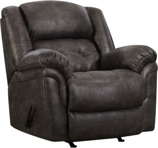 HomeStretch Frontier Charcoal Manual Rocker Recliner-0