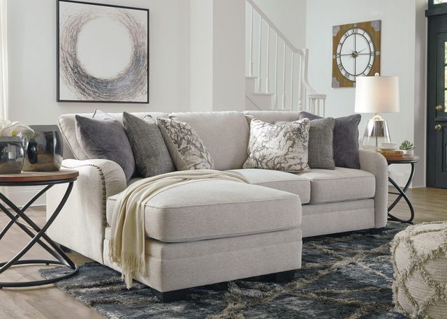 Benchcraft® Dellara 2-Piece Chalk Left-Arm Facing Sectional and Corner Chaise-1