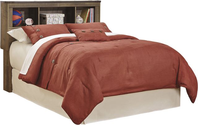 Signature Design by Ashley® Trinell 5-Piece Brown Full Bookcase Headboard Bedroom Set-1
