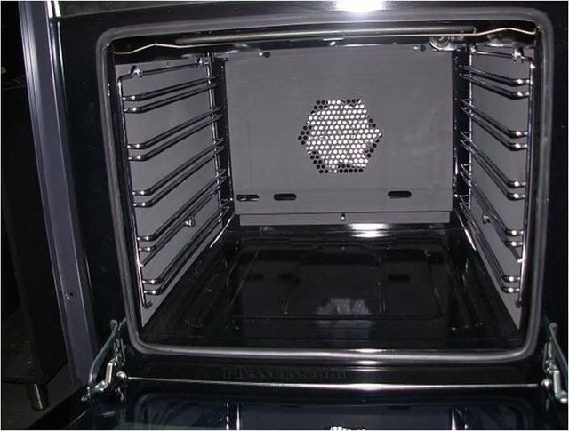 Ilve 30" Black Gas Range Self Clean Oven Panels-3