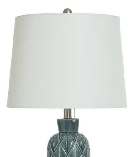 StyleCraft Blue Gray Table Lamp-1