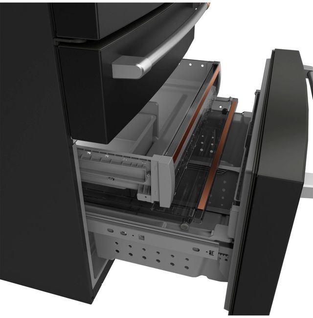 Café™ 36" 23.2 Cu. Ft. Matte Black Counter Depth French Door Refrigerator-4