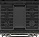 GE Profile™ 30" Fingerprint Resistant Black Stainless Steel Slide-In Gas Range-4