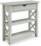 Null Furniture 6618 Opaque Gray Small Console Table-0