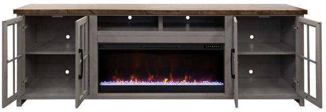 Legends Home Avalon Sandstone/Whiskey Super Fireplace Console-3