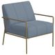International Furniture Direct Aragon Blue-Gold Chair-0