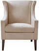 Olliix by Madison Park Cream Addy Wing Chair-0
