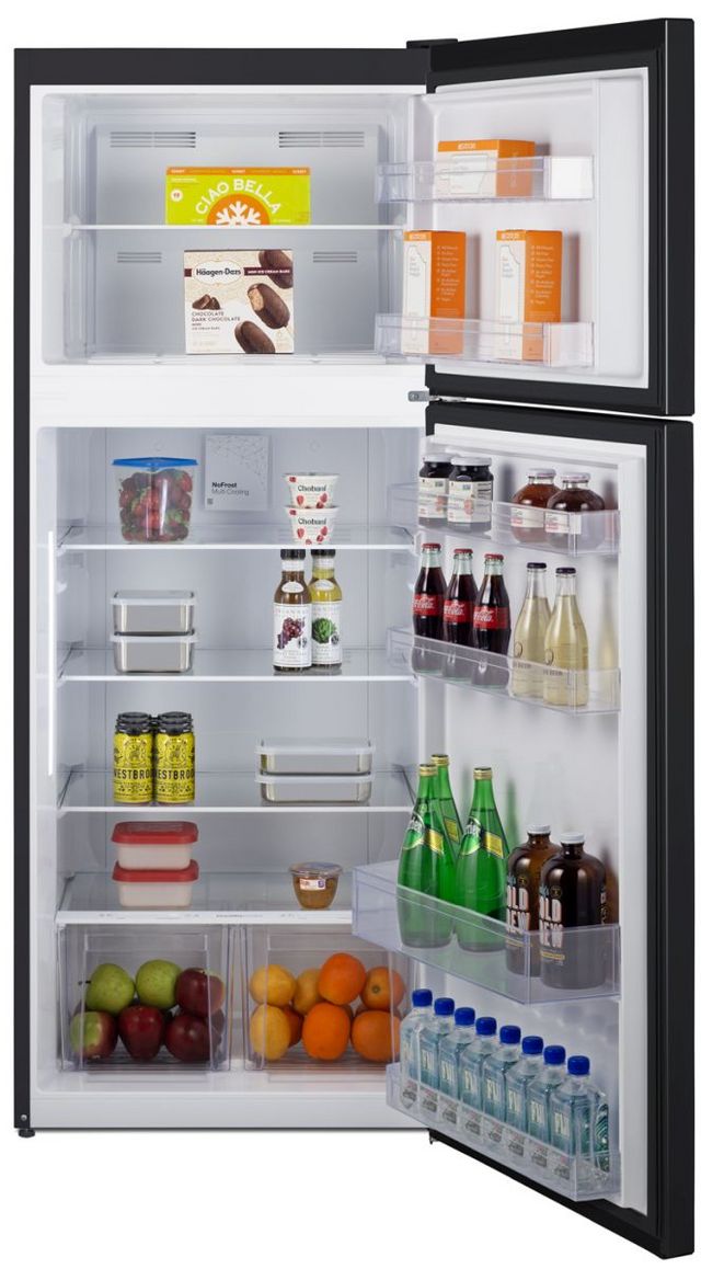 Summit® 28 in. 14.3 Cu. Ft. Black Counter Depth Top Freezer Refrigerator-7