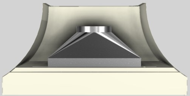 Vent-A-Hood® Designer Series 60" Biscuit Wall Mounted Range Hood-1