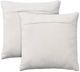 Nourison Home™ Lifestyle 2-Piece White Cotton Knitted Throw Pillows Set-1
