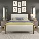 Homelegance® Julian Beige/Caramel Oak Full Platform Bed-1