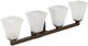 Moen® Voss™ Oil Rubbed Bronze Four Globe Bath Light-1
