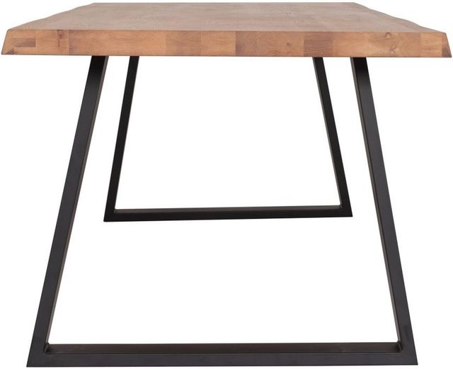 Moe's Home Collection Mila Natural Live Edge Dining Table with Black Metal Legs-3