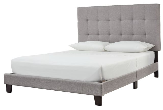 Signature Design by Ashley® Adelloni Gray Queen Upholstered Bed-0