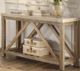 Mazin Furniture Ridley Creamy White Sofa Table-1