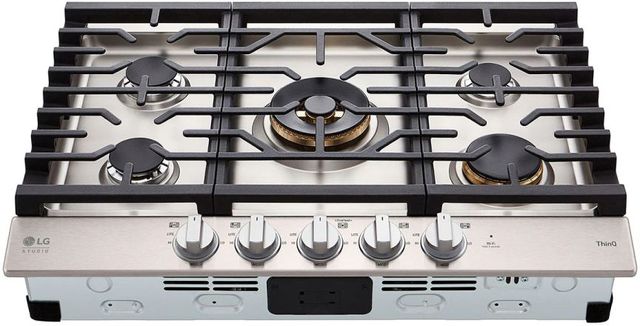 LG Studio 30" Stainless Steel Gas Cooktop -2
