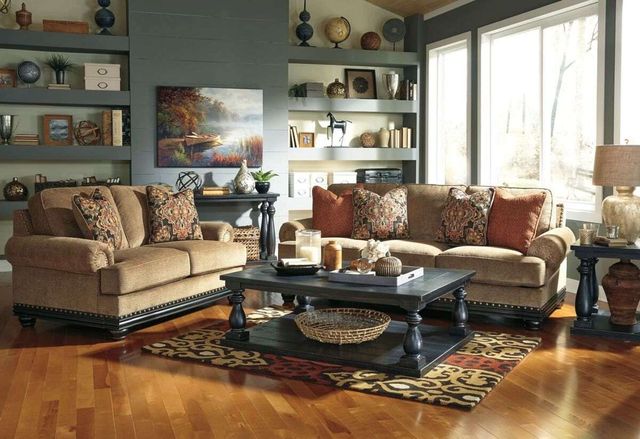 Signature Design by Ashley® Mallacar 2-Piece Black Living Room Table Set-3