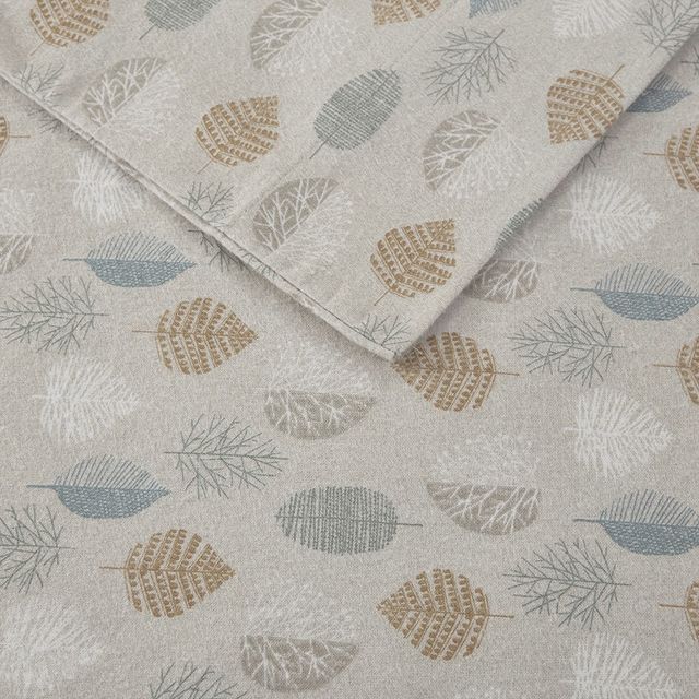 Olliix by True North by Sleep Philosophy Cozy Flannel Multi Leaves King 100% Cotton Printed Sheet Set-1