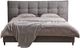 IFDC Gray King Platform Bed-1