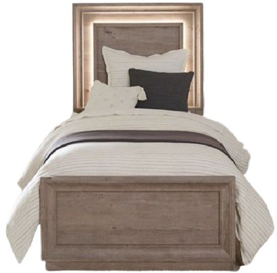 Liberty Furniture Horizons Graystone Full Youth Panel Bed-0