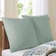 Olliix by INK+IVY Seafoam Camila Quilted Euro Sham-0