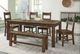 Homelegance® Jerrick Brown Dining Bench-1