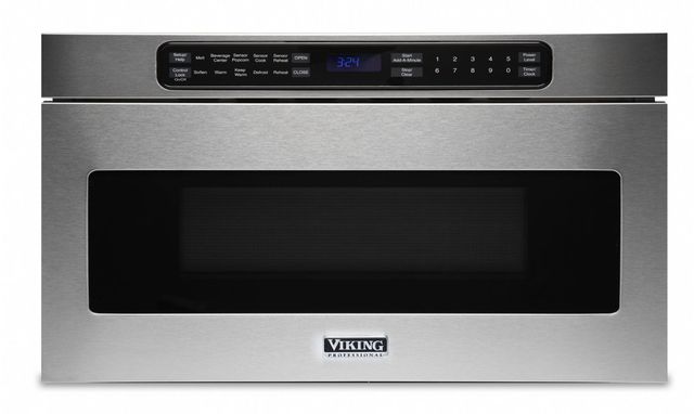 Viking® Professional Series Stainless Steel Built In Microwave Flush Mount Kit-1