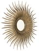 A & B Home Rhys Gold Sunburst Wall Mirror-0