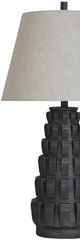 StyleCraft Norman Wyatt Home Brogan Black Poly Table Lamp-1