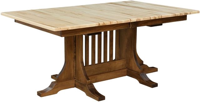 Country Classic Collection Customizable 66" Extension Dining Table-0